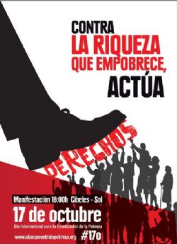 Manifestación.Contra la #RiquezaQueEmpobrece, actúa