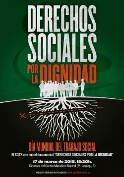 17 de marzo: El Consejo General nos invita al Estreno del documental en el Día Mundial del Trabajo Social.PLAZAS AGOTADAS/Abierta lista de espera