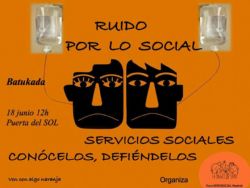 Actividad externa. La Asoc ForoServSocialMadrid convoca a favor de los Servicios Sociales