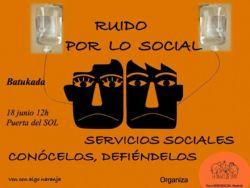 Actividad externa. La Asoc ForoServSocialMadrid convoca a favor de los Servicios Sociales