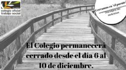 El Colegio permanecerá cerrado