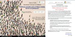 "Cara a Cara sobre Políticas Sociales" en el Salón de Actos de OMC.