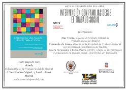 Presentación del libro:  "Intervención con Familias desde el Trabajo Social"