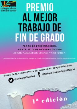 Presentación de solicitudes "I Premio al Mejor Trabajo Universitario De Fin De Grado"