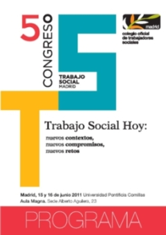 Programa 5º Congreso Trabajo Social Madrid
