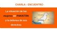 La situación de las mujeres en Pakistán y la defensa de sus derechos