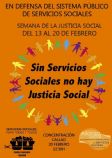 En CALLAO. 12.30. Concentración SIN SERVICIOS SOCIALES NO HAY JUSTICIA SOCIAL.