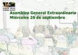 Asamblea General Extraordinaria. Toma de posesión Comisión Deontológica