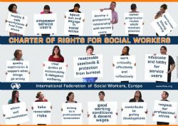 SOCIAL WORK IS...... y Carta de Derechos para Trabajadores/as Sociales de FITS Europa