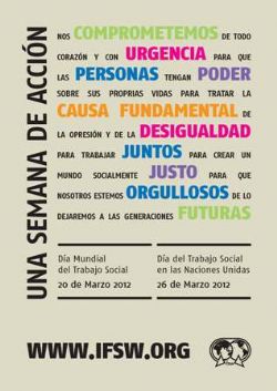 El Colegio celebrará el Día del Trabajo Social el miércoles 21 de marzo.
