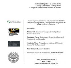 Presentación del libro ""Vivencias sociopoliticas y trabajo social- mi granito de arena" de Rosa Domenech