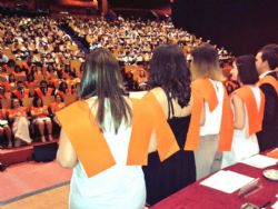 El Colegio en el acto de graduación de la Facultad de Trabajo Social de la Complutense.