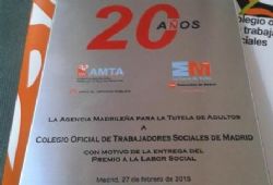 Reconocimiento a la labor del Trabajo Social en el ámbito de Tutela