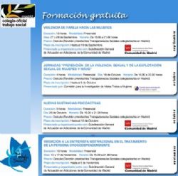 Formación Gratuita durante el segundo semestre