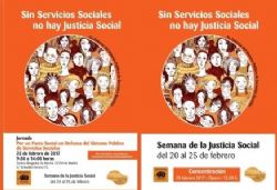 "Por un Pacto Social en defensa del Sistema Público de Servicios Sociales" Jornada Miércoles 22 de febrero.