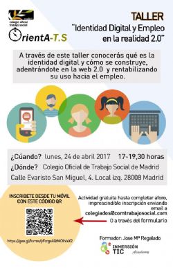 OrientA-T.S.: Taller "Identidad Digital y Empleo en la realidad 2.0"