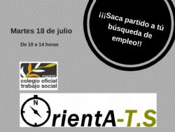  Taller "OrientA-T.S.: ¡Saca partido a tú búsqueda de empleo! 