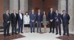 La Junta Directiva de Unión Interprofesional de Colegios Profesionales de la Comunidad de Madrid es recibida por el Presidente Ángel Garrido