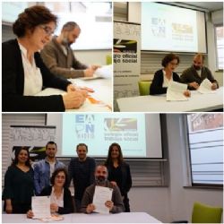 Firma de acuerdo marco de colaboración entre el COTS de Madrid y EAPN Madrid 
