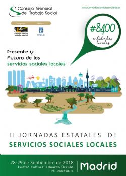 II Jornadas Estatales De Servicios Sociales Locales. ¡AMPLIADO PLAZO INSCRIPCION PRONTO PAGO!