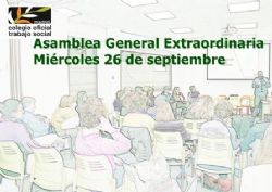 Convocatoria de Asamblea General Extraordinaria. Toma de posesión de la Comisión Deontológica.