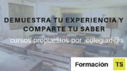 Convocatoria Permanente de acciones formativas propuestas por colegiados/as 