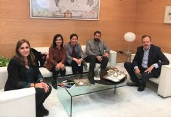 El consejero de Políticas Sociales se reúne con el Colegio de Trabajo Social de Madrid