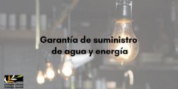 Garantía de suministro de agua y energía a consumidores en los que concurra la condición de consumidor vulnerable o de consumidor en riesgo de exclusión social.  