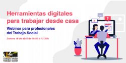 El Colegio de Trabajo Social de Madrid ofrece cursos online gratuitos durante la emergencia sanitaria