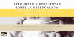 Guía sobre la desescalada para profesionales del Trabajo Social