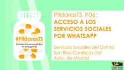 Sexta entrega de #PíldorasTS: Acceso a los Servicios Sociales por WhatsApp