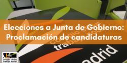 Elecciones a Junta de Gobierno: Publicación de Candidaturas