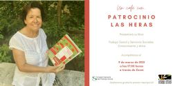 Patrocinio las Heras presentará su último libro con el Colegio