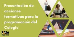 Presenta tu propuesta formativa para el Programa de Formación del Colegio