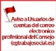 Aviso para usuarios/as de correo del Consejo General ( cgtrabajosocial.es)